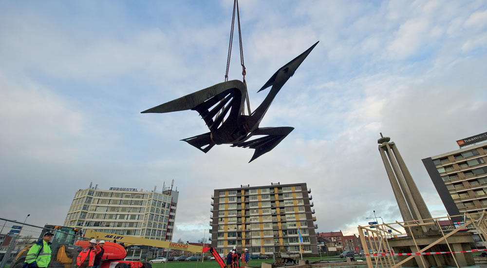 Transformatie Europaplein in volle gang - Foto: Leeuwaren Vrij Baan