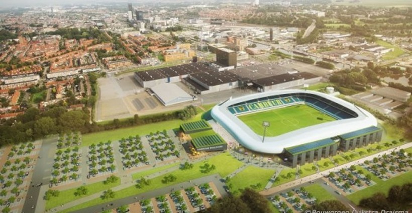 Impressie nieuwe Cambuur stadion