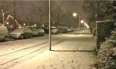 Emmakade sneeuw
