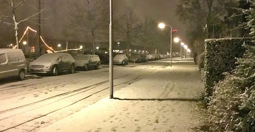 Emmakade sneeuw