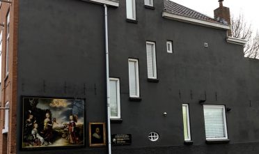 Wybrand de Geelstraat - Leeuwarden - zwart - gevel