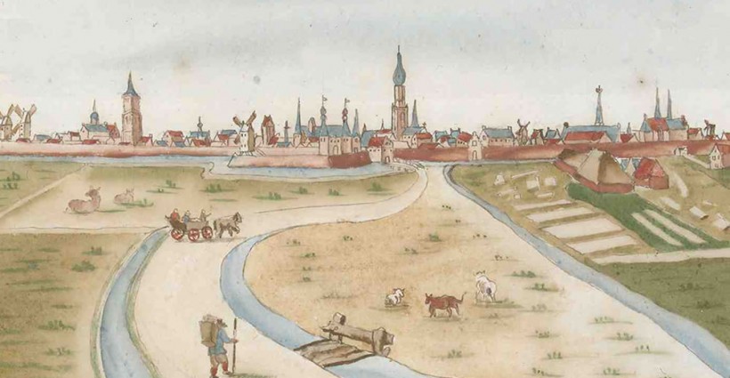 Leeuwarden oude prent