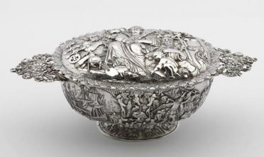 Silveren schaal